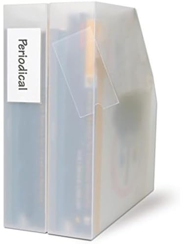 Djois, 10305 - Selbstklebender Etikettenhalter, Permanent, 19x75 mm, mit Einlagen, Transparent, 16 Stück, Antistatisch, Polypropylen, Praktisch, Organisation, Büro, Akten, Ordner, Kataloge, Ablagen