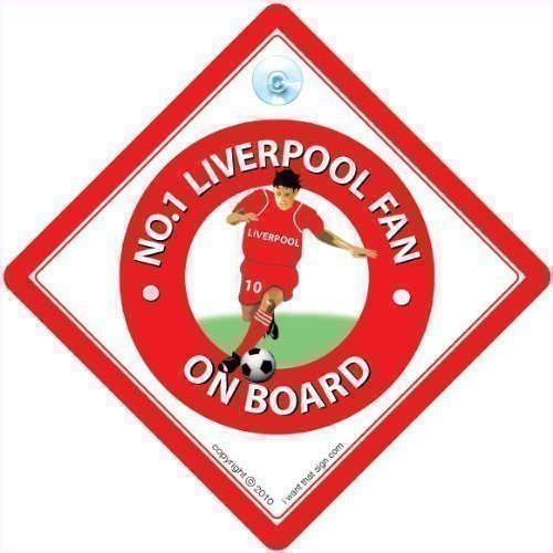 Nr. 1 Liverpool Fan Auto Schild, Fußball-Fan Auto Schild, liverpool Auto Schild, Liverpool-anhänger, Fußball Auto Schild, Stoßstangenaufkleber, Liverpooler, Liverpooler