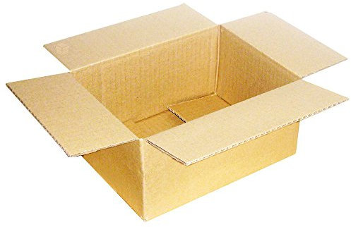 KK Verpackungen Versandkartons 200 x 150 x 90 mm Braun 1-wellig (Außenmaß 205 x 155 x 95 mm) | 100 Stück, Faltkartons Kartons für Versand als DHL Päckchen S Hermes Päckchen DPD GLS Paketklasse XS