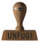 Sprüche-Stempel UNFUG! vom Kaufhaus2010
