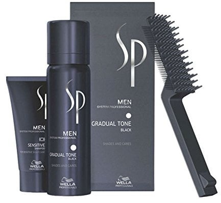 Wella System Professional Men Gradual Tone Black 60ml - coloración negro