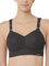 TriAction Damen Gepolstert Sport-BH Hybrid Lite P, Schwarz (Black 04), Gr. 80C