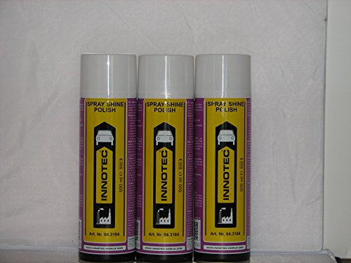 Innotec Spray Shine Polish, 3 x 500 ml Spraydose, Politur