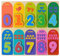 Jacootoys Zahlen Puzzle Holz Einlegepuzzle Grosse Bunte Nummern 0-9 Montessori Vorschule Lernen Spielzeug ab 1 Jahr Kinder Kleinkinder