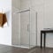 Box doccia cabina lusso angolare 70 80 90 100 110 120 140 160 170 cm scorrevole vetro trasparente anticalcare 8mm MIMOSA (80x100 cm)