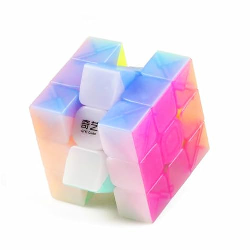 CuberSpeed QY Toys Warrior W 3x3 Jelly Speed Cube Puzzle Warrior W 3x3x3 Jelly Magic Cube