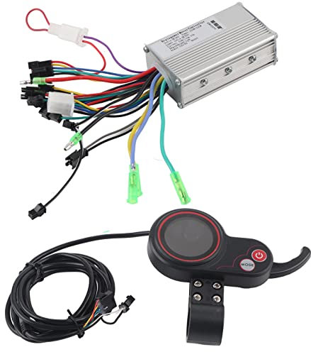 Scooter Brushless Controller 24 V / 36 V / 48 V / 60 V 250 W / 350 W Geschwindigkeitsregler mit Wasserdichter LCD Anzeige für Elektrischen Fahrrad Roller(36V)