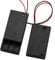 Onwon 6 Pieces 3 Slots x 1.5V AAA Battery Case Holder Battery Spring Clip Storage Box Wire Leads with On/Off Switch