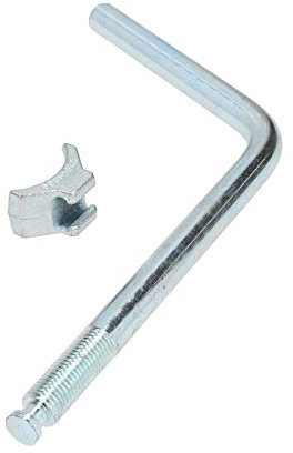 AB Tools Extra Long Jockey Wheel Clamp Handle & Pad for Knott Couplings to fit Ifor Williams
