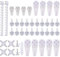 Kissral 42pcs Bilderhaken Ohne Bohren Bildaufhänger Set Bilder Aufhängen Ohne Nagel Wand Wandhaken Weiß Modern für Kleidung Tasche Küche Innendekoration