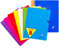 Clairefontaine 323361AMZC Lot de 9 Cahiers Mimesys - 24x32 cm - 96 Pages 90 g : 7 en Grands Carreaux (Bleu, Rouge, Jaune, Vert, Violet, Rose et Incolore) + 2 en Petits Carreaux (Bleu Marine et Orange)