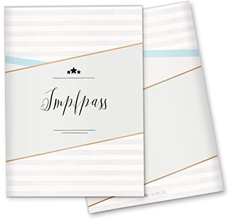 Impfpasshülle Transport Ausweishülle Schutzhülle für Dokumente & Impfpass MIT DER GRÖßE 9,3 x 13CM (ohne Motiv, Impfpasshülle ohne Personalisierung)