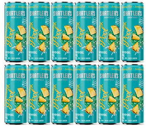 Shatler´s Cocktail Paket Swimming Pool Aludose (12x0,25l) incl. 3EUR Dosenpfand