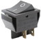 CABLEPELADO Interruttore a Bilanciere 2 Posizioni, 4 Vie, 4 Pin, On/Off DPST, 16 A 250 VAC, Nero Senza LED