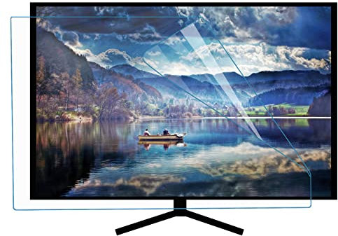 XQHD 40-43 Zoll Tv Entspiegelungsfolie, Blendschutz Einfache Installation Anti-blaulicht Anti-Strahlung,Matte-42in(930X525) mm