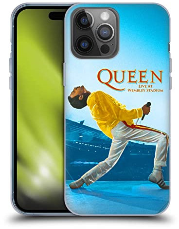 Head Case Designs Licenza Ufficiale Queen Freddie Mercury Live At Wembley Arte Chiave Custodia Cover in Morbido Gel Compatibile con Apple iPhone 14 PRO Max