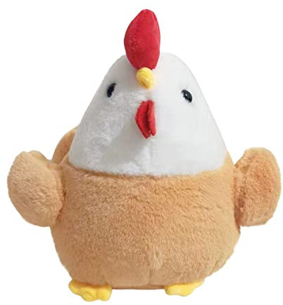 Henne Kuscheltier, Henne Plüsch Stofftier Spielzeug,20CM Plüsch Küken Spielzeug Plüschtier für Kinder,Flauschiger Stofftier zum Spielen,Realistisch Hahn Huhn Bauernhof Plüschtier Ostern Dekoration
