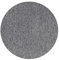 HomebyHome Teppich Wohnzimmer 200 cm Rund Grau Einfarbig Meliert Design - Schlafzimmer Teppich Kurzflor Extra Weich Pflegeleicht Teppiche Waschbar für Küche Esszimmer - Carpet Living Room