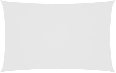 HIGSOSE Voile d'ombrage en Tissu Oxford Rectangulaire 5x8 m Blanc Toile Ombrage Jardin Imperméable Résistant aux UV Parasol de Terrasse Plein Air Aire de Jeux Parasol de Patio Balcon
