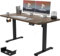 Homall Höhenverstellbarer Schreibtisch 140x70 cm, Schreibtisch Höhenverstellbar, Elektrischer mit Vierteilige Tischplatte, Computertisch mit Memory Funktion,Standing Desk