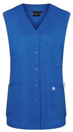 Karlowsky Ärmelloser Damenkasack Essential, aus nachhaltigem Material, 65% GRS Certified Recycled Polyester / 35% Conventional Cotton Artikel KS 67 - königsblau - Größe 54
