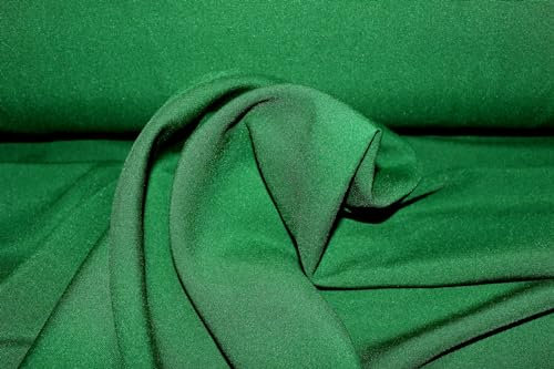 Satin Stoff Meterware 150 cm Breit Deko, Basteln (Grün)