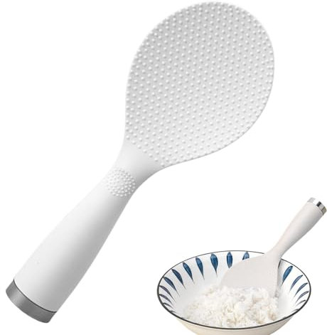Outil De Service De Riz, Cuillère À Riz Debout En PP, Propre Avec Facilité, Sert Du Riz Sans Effort, Sans Gâchis Ni Rayures, Cuillère Ergonomique Pour Cuiseur De Riz, Cuillère De Service De Riz Pour L