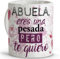 LolaPix Taza abuela. Tazas originales para regalar. Regalo abuela. Regalos para abuelas. Taza cerámica 330 ml.