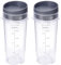 Replacement 16oz Blender Cups for Ninja BL660 BL770 QB3001SS, Single Serve blender 16-Ounce Cups Replacement Parts for Ninja Blender with Lid, fit Ninja BL780 BL810 BL820 BL830 QB3000 QB3000QBK QB3004