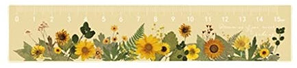15 cm Ruler Multifunction DIY Drawing Tools Student flower Rulers Double-duty School Office Supplies EscolarPractical design and Durable