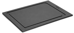 Woll Cut & Serve Schneidebrett, 30 x 22 cm, 7 mm hoch, aus FSC-zertifiziertem Papierverbundstoff, BPA- und VOC-frei, Hitzebeständig bis 175°C, spülmaschinenfest, mattschwarz