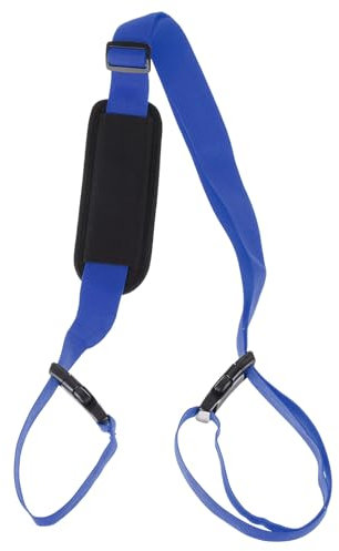 PATIKIL Correas para Sillas de Playa, Correas Ajustables con Hombreras para Playa, Camping, Mochilero, Picnics, Bicicletas Plegables, Azul Oscuro