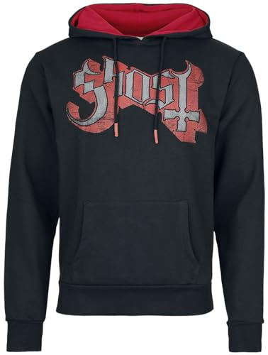 Ghost Priest Männer Kapuzenpullover schwarz/rot L 65% Baumwolle, 35% Polyester Band-Merch, Bands