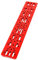 Ronyme Telescope Dovetail Mounting Plate, Rail Bar Mounting Plate, High Performance, Sturdy Mounting Fixing Plate, Wide Metal Plate, Red