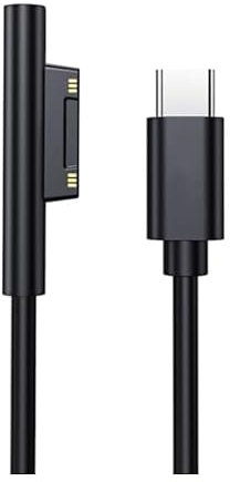 USB-C Ladekabel 15V / 3A kompatibel mit Microsoft Surface Pro 7/6/5/4/3, Surface Laptop 3/2/1, Surface Go, Surface Book