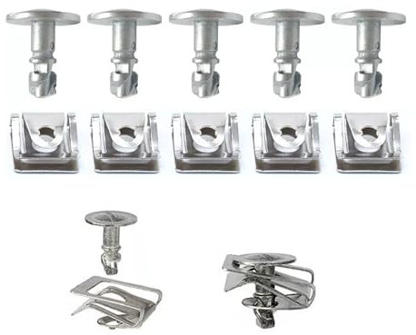 Unterwanne Motor unter der Abdeckung Befestigung Metallclips Schild Verkleidung Schraube passend für VW Audi A3 A4 A6 A8 TT VW Skoda Auto 8D0805960, 8D0805121 (5)