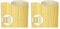 vounot® Canisse en PVC Brise Vue Ultra Renforcé avec Attaches de Fixation Double Face pour Jardin Balcon et Terrasse Résistante à la Corrosion et aux Intempéries 90x500cm Beige (Lot de 2)