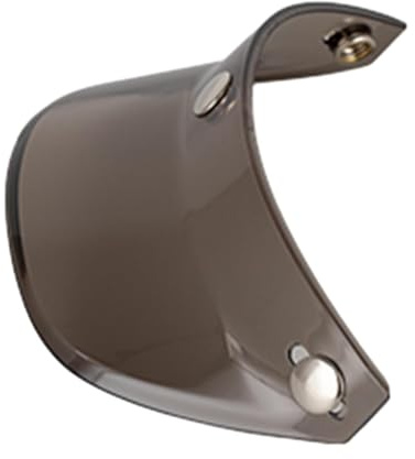 F Fityle Helm-Schutzschirm für Visier, Sonnenschutz mit DREI Druckknöpfen, Kaffee