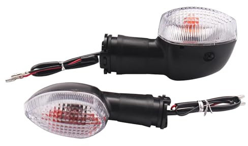 Blinker Motorrad,Motorrad Blinker Blinker Licht Anzeige Lichter Blinker Fit verwenden Passend für Yamaha XSR900 700 FZ-03 FZ-10 2016-2020 Motorrad(Clear)