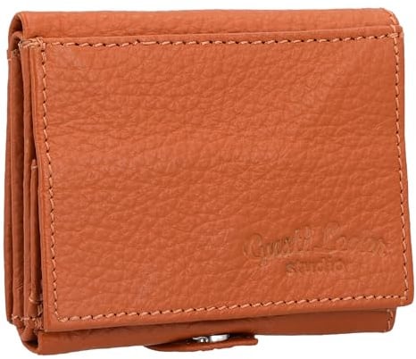 Gusti Geldbörse Leder - Benno Portemonnaie Geldbörse Brieftaschen Herren Damen Braun Leder
