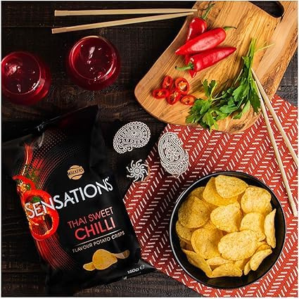 Sensations Thai Sweet Chilli Crisps (15 x 65g)
