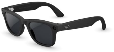 RAY-BAN Meta Gen 2 Wayfarer - AI Glasses for Men & Women - Matte Black | 12MP Camera, 3K Ultra HD Video, Voice Command, Open-Ear Audio, 8H Battery, Meta AI App - Transitions® Clear to Grey Lenses