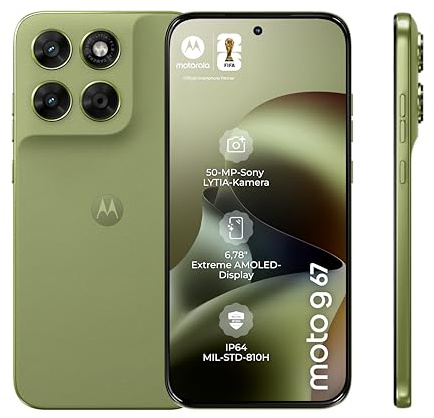 Motorola Moto g67 5G Smartphone 50-MP-Kamera 4-256 GB Nile