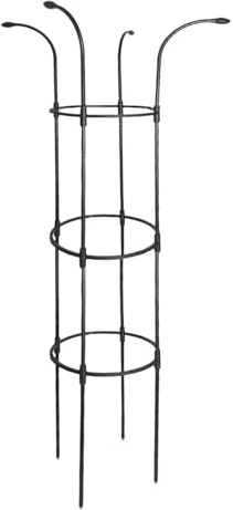 Garden Trellis für Kletterpflanzen, stabile Rankhilfe für Kletterpflanzen, Rankhilfe im Turm für Blumen, für Clematis, Gemüse, Kiwi, Gurken, Hortensien und andere