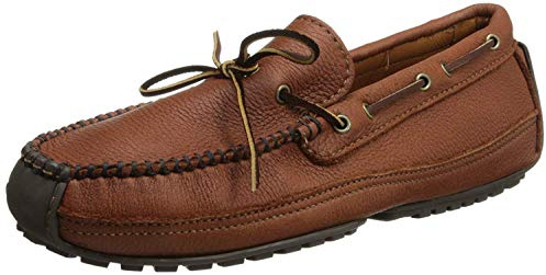 Minnetonka Men's Moosehide Weekend Moccasin, Carmel, 10.5 M US