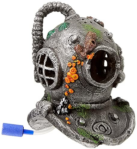 Europet Bernina 234-105740 Decor 'Taucherhelm' mit Ausstroemer 17 cm