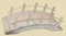 Unbekannt Krippenzubehör Brücke Länge 11cm, Breite 4cm, Höhe 4,5cm flach