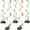5 Deko-Wirbel * TRAKTOR * für Kindergeburtstag oder Motto-Party // Kinder Geburtstag Kinderparty Party Decken-Deko Deko Swirl Decorations Dekoration Hänge-Deko Motto Bauernhof Scheune Trekker Farm