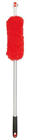 OXO Good Grips Long Reach Dusting System With Pivoting Heads, Orange
