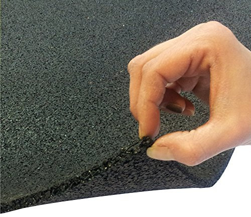 Antirutschmatte Stärke: 6 mm Breite: 100 cm Bautenschutzmatte Gummigranulatmatte Antivibrationsmatte Rollenlänge wählbar** (100 x 150 cm; Stärke 6mm)